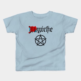 Wytche - Witch with Fancy "W" and Pentagram Kids T-Shirt